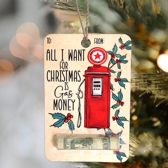 🎅💸 Handcrafted Wooden Money Holders Gift(no money)