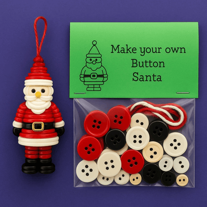 🔥LAST DAY 49% OFF - 🎅☃️ DIY Button Ornament Kits