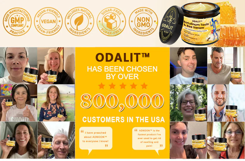 🎁Flash Sale - ODALIT™ Botulinum Toxin & Bee Venom Pain-Relief Bone Healing Cream🐝💎