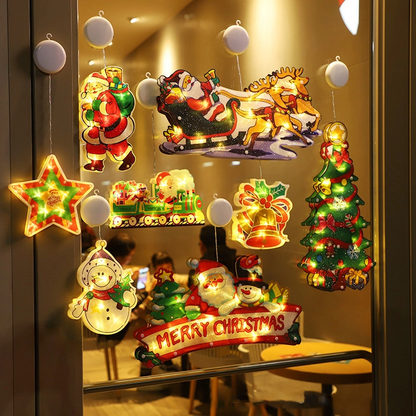 CHRISTMAS PRE-SALE 50%OFF NOW🎄Christmas Window Hanging Lights