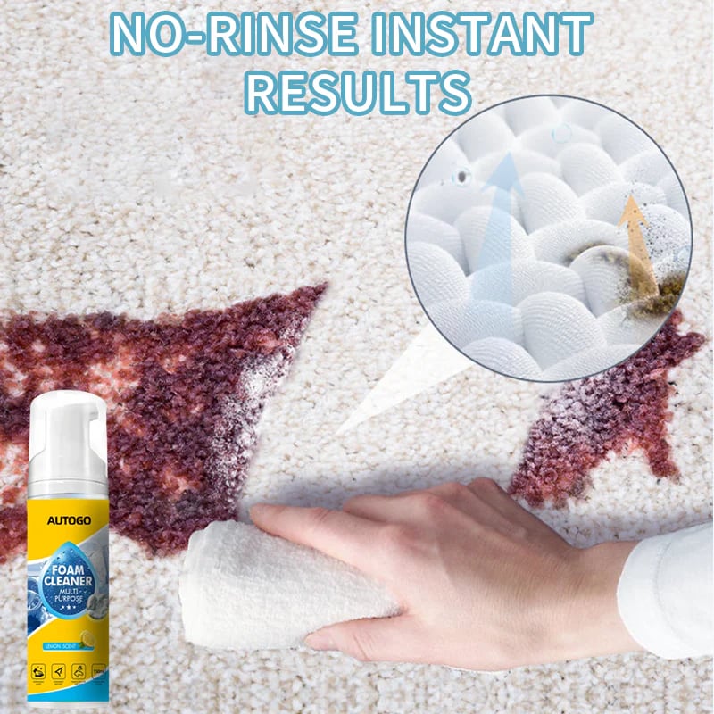 🔥Powerful & Multipurpose Car Interior Foam Cleaner
