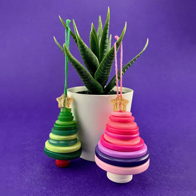 🔥LAST DAY 49% OFF - 🎅☃️ DIY Button Ornament Kits