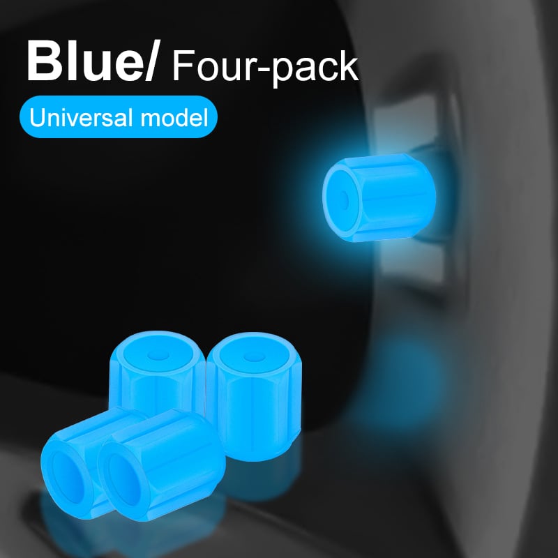 🚗Glow-in-the-Dark Tire Caps 💡
