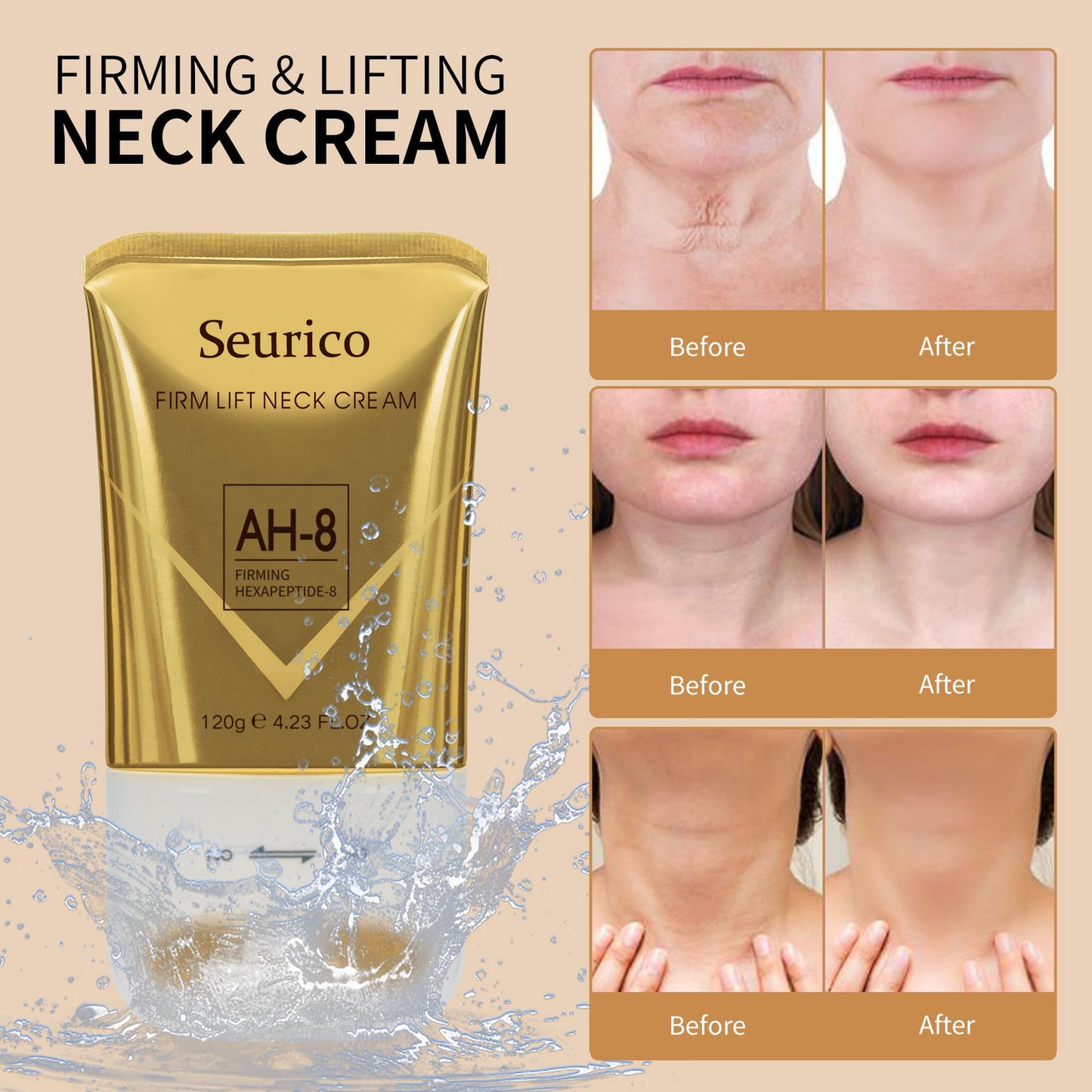 ✨ Transform Your Neck in 28 Days  - 🌟 Firming & Lifting Neck Cream - For Youthful, Radiant Skin!