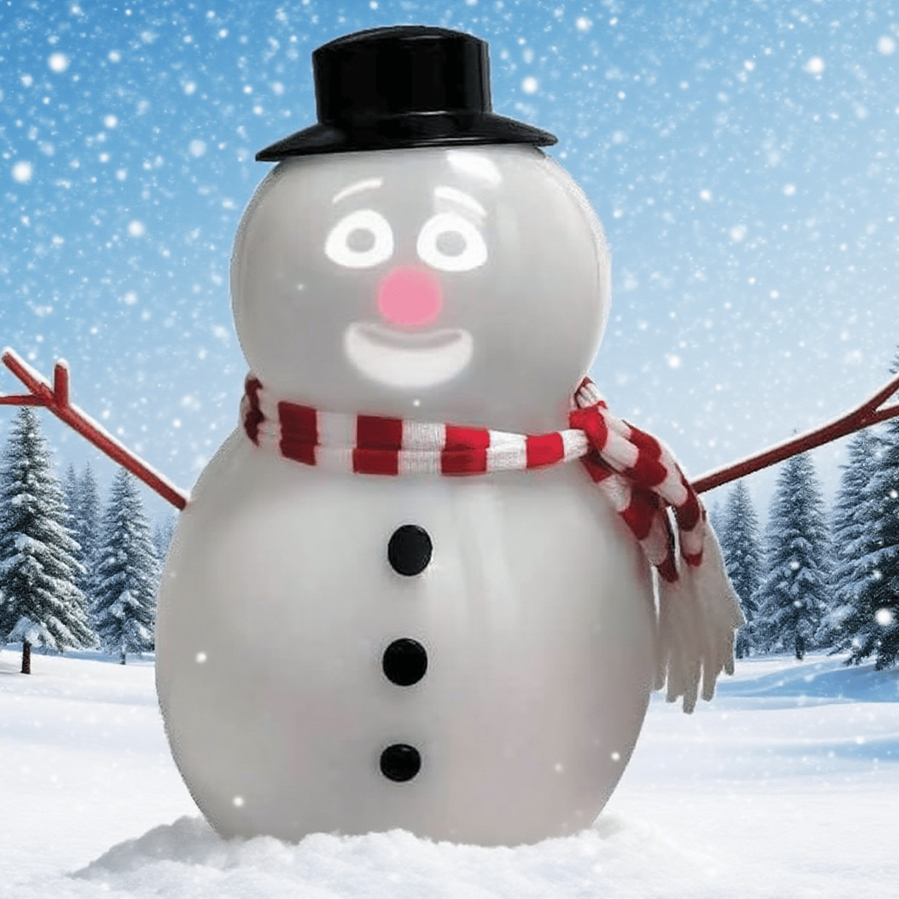 🎅Christmas Sale 49% Off ⛄️ Talking Animated Blink Snowman with Built in Projector & Speaker Plug'n Play🎄