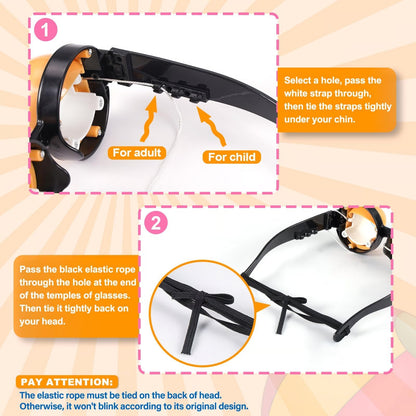 🤪"Crazy Winking" Prank Glasses - 😎No Batteries, Endless Fun 🤣🎁Perfect gift for all ages - create unforgettable moments and spread joy!😜