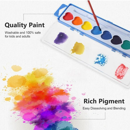 💖🎨2026 Mini Watercolor Paint Set for Valentine's Day | Romantic Art Gift