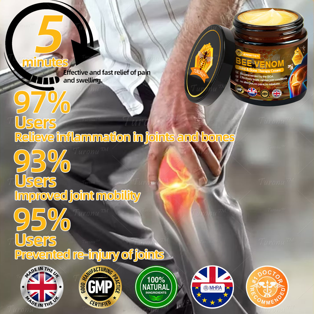 ✅Official Store: Bee-Venom Pain-Relief Bone Healing Cream✅( BOA Approved)(🔥𝑳𝒂𝒔𝒕 𝒅𝒂𝒚 𝒑𝒓𝒐𝒎𝒐𝒕𝒊𝒐𝒏 80% 𝒐𝒇𝒇)🍀
