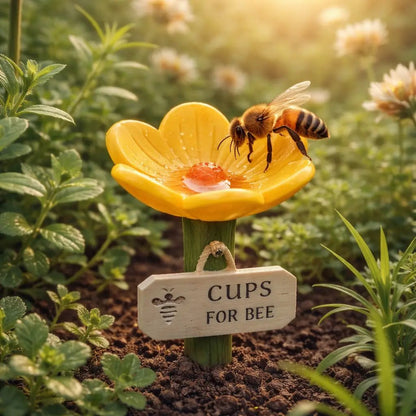🐝LAST DAY 49% OFF - Flower-Shaped Bee Watering Station💧
