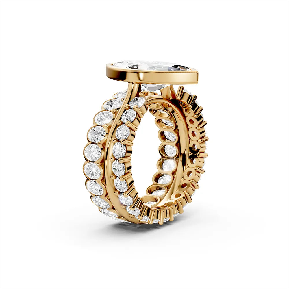 💍3-in-1 Brilliantly Ultra-Shiny Bezel Marquise Ring💍