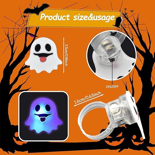 LED Glowing Halloween & Christmas Ring(50PCS)