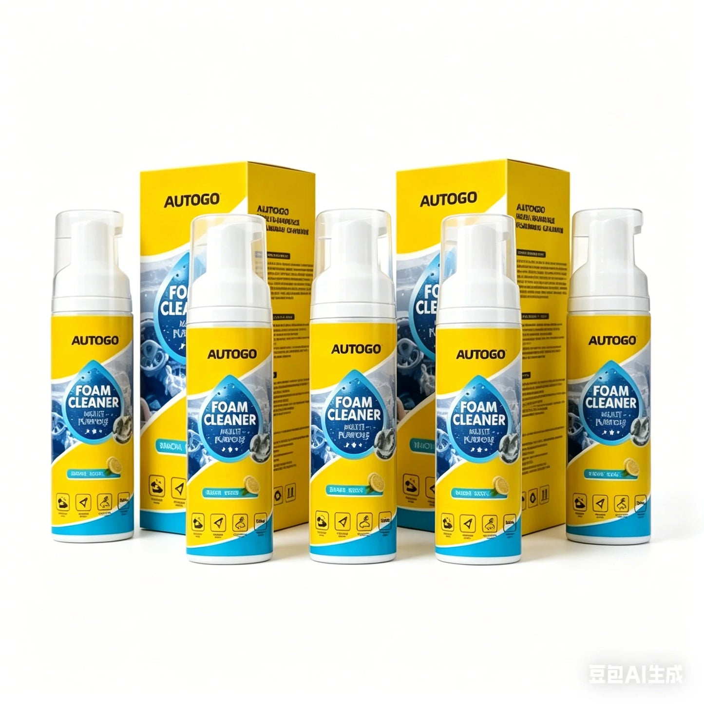🔥Powerful & Multipurpose Car Interior Foam Cleaner