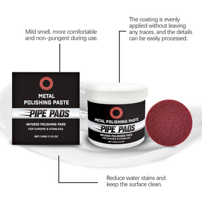 ✨BUY 1 GET 1 FREE(2PCS)🔥Pipe Dream Polishing Pads – Shine Made Easy 🛠️