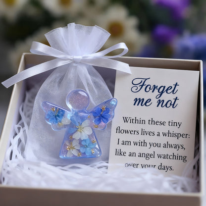 🔥LAST DAY 49% OFF - 🪽Forget Me Not Dried Flower Angel Keepsake - Timeless Gift for Remembrance, Comfort & Hope
