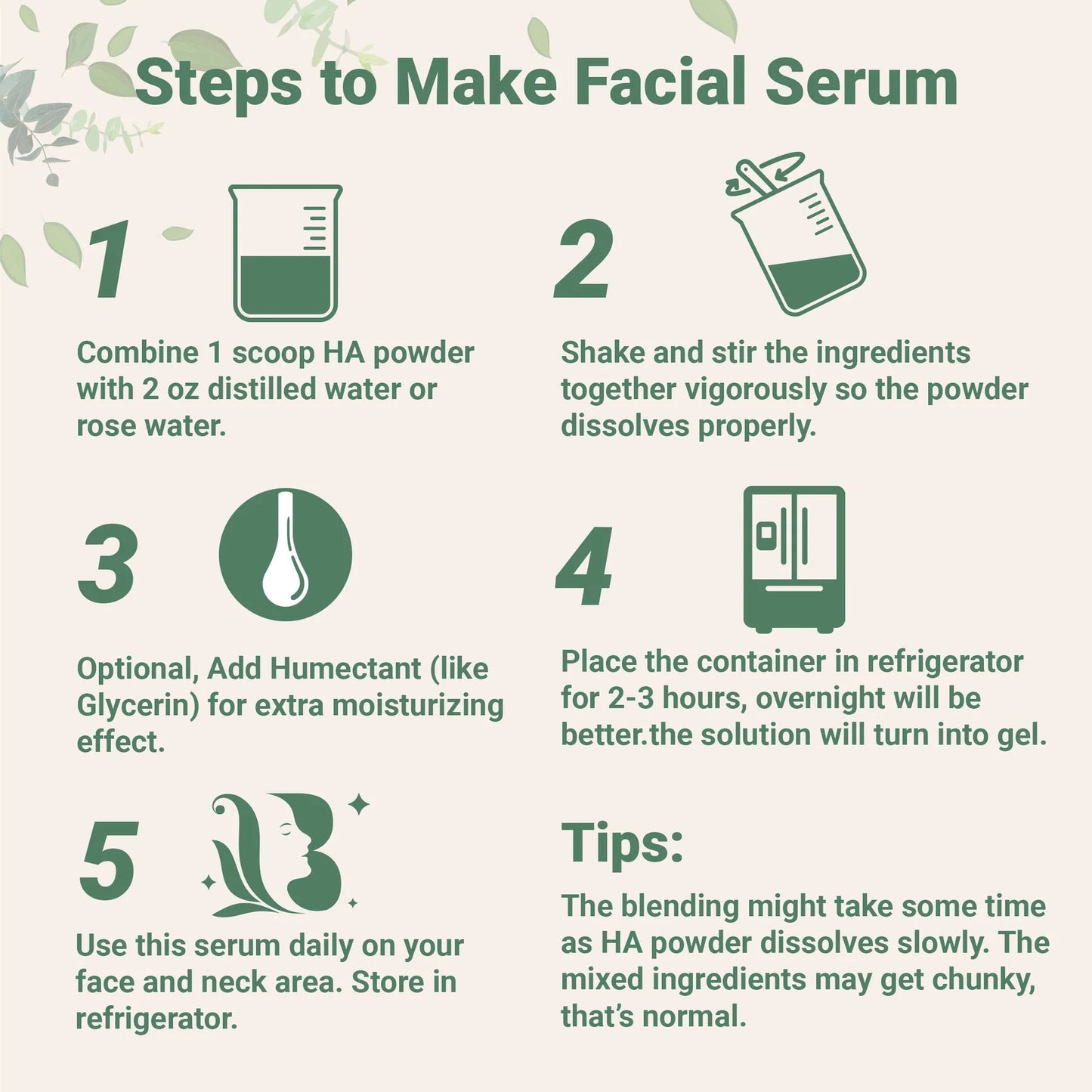 Pure Hyaluronic Acid Powder – DIY Serum for Intense Skin Hydration & Anti-Aging