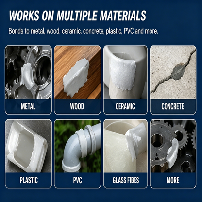 💥SAVE 50% NOW🏠Tiworld® Steel Reinforced Epoxy Repair Putty — Universal Glue for Metal, Wood, Plastic
