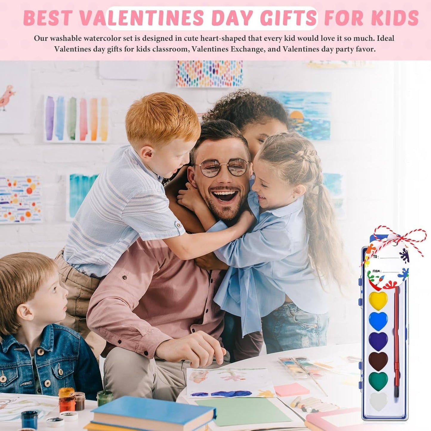 💖🎨2026 Mini Watercolor Paint Set for Valentine's Day | Romantic Art Gift