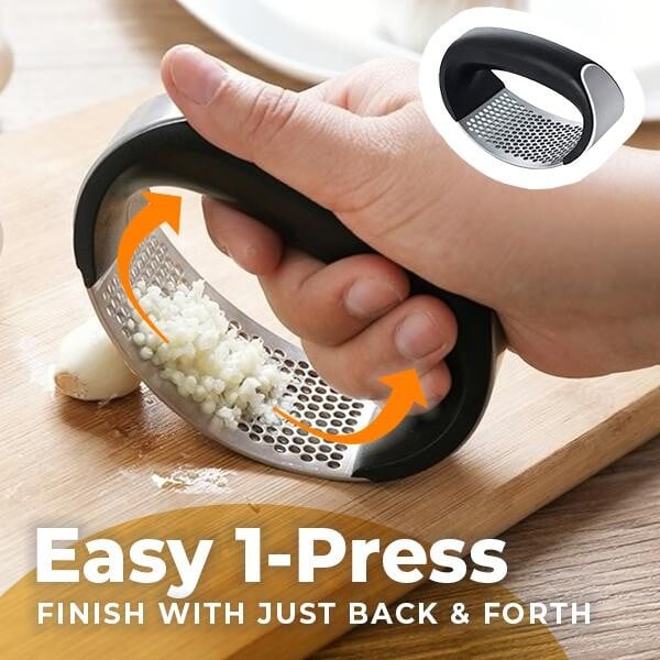 (Special Offer Now) Stainless Steel Garlic Presser