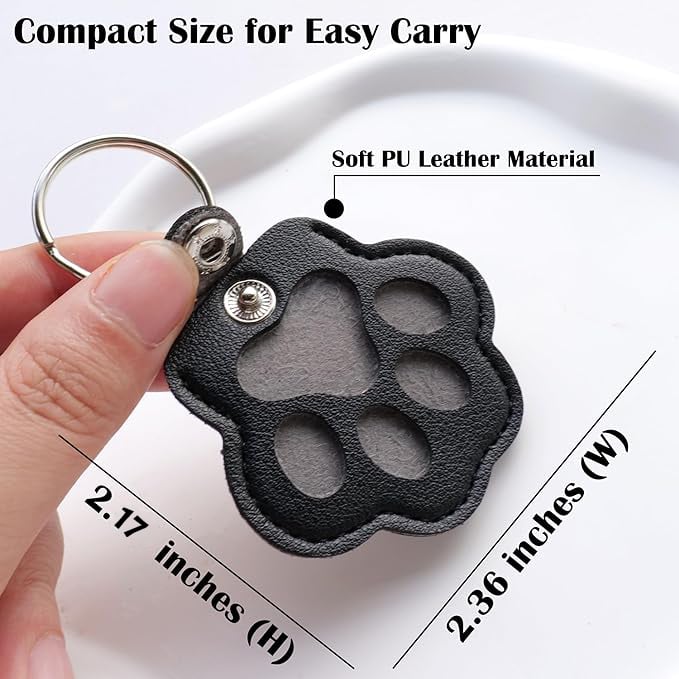 💖Leather Pet Memorial Keychain  🐾 Keep Their Memory Close, Always(49%Off)