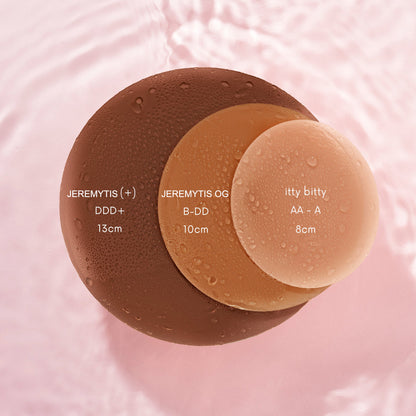 JEREMYTIS™ Circles&Triangles - Grippy NOT STICKY, Medical Grade Silicone,  Nipple Cover