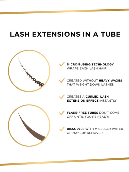 Tubing Mascara black & brown Duo For Lash Makeup