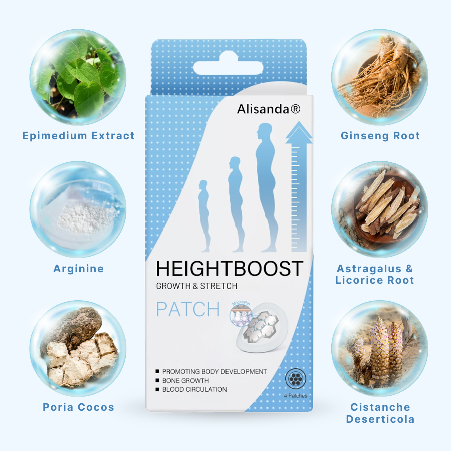 【Official Flagship Store】 HeightBoost MicroPin Growth & Stretch Patch