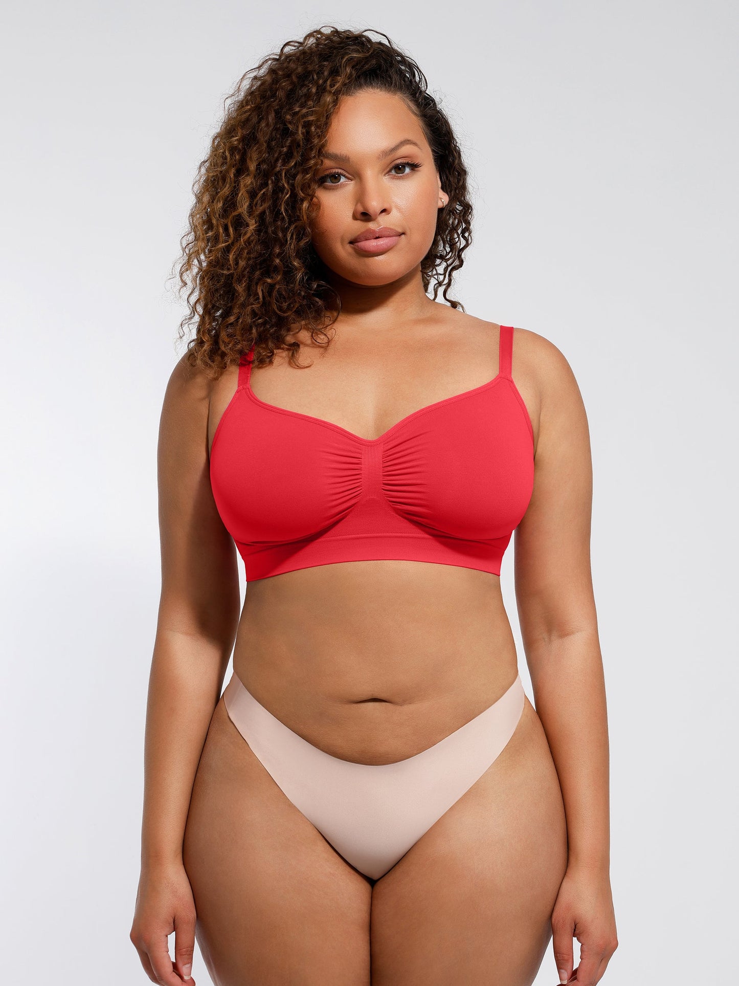 Feelingirl Everyday Wireless Bra Unlined Soft Bra