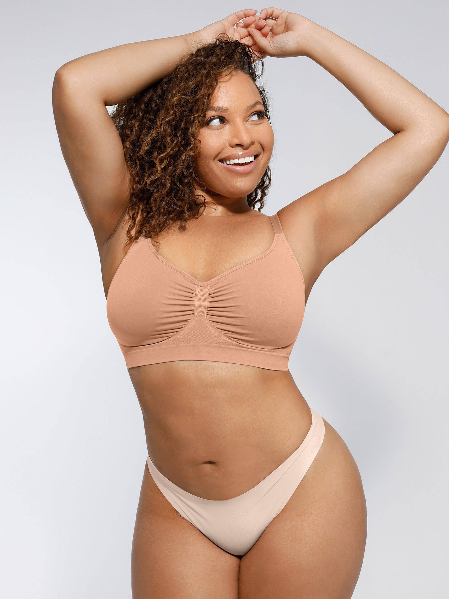 Feelingirl Everyday Wireless Bra Unlined Soft Bra