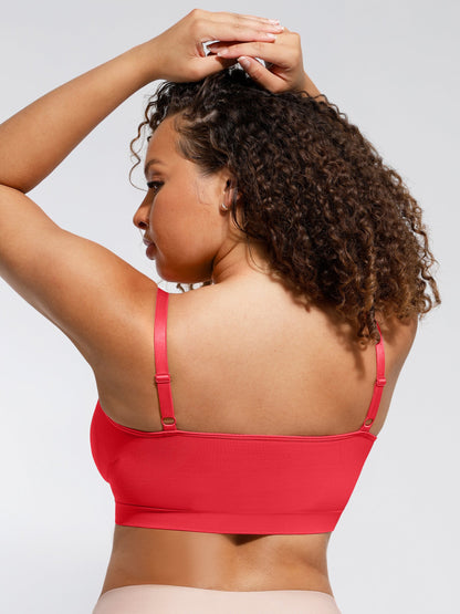 Feelingirl Everyday Wireless Bra Unlined Soft Bra