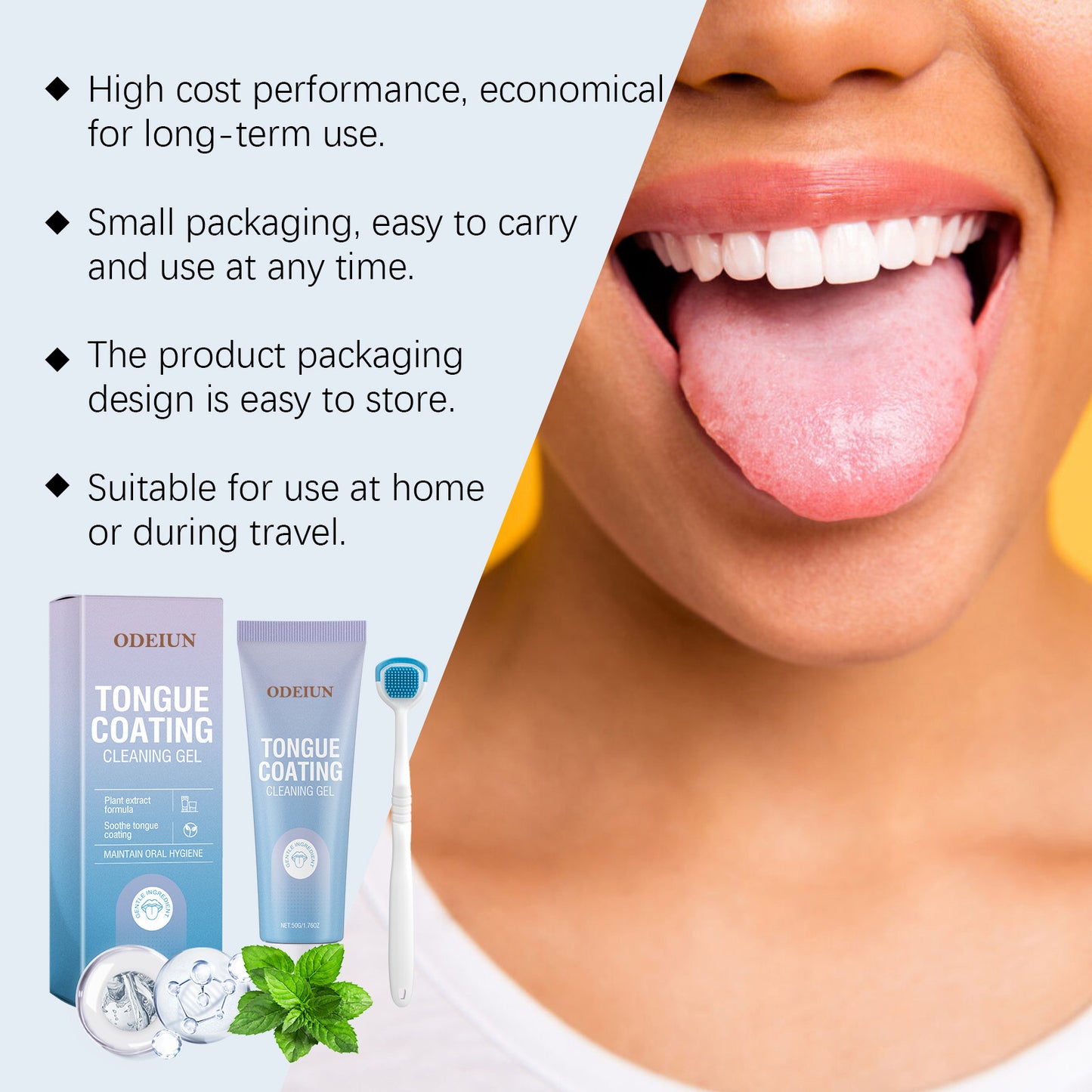 ✨Tongue Cleaning Gel Bundle With Brush