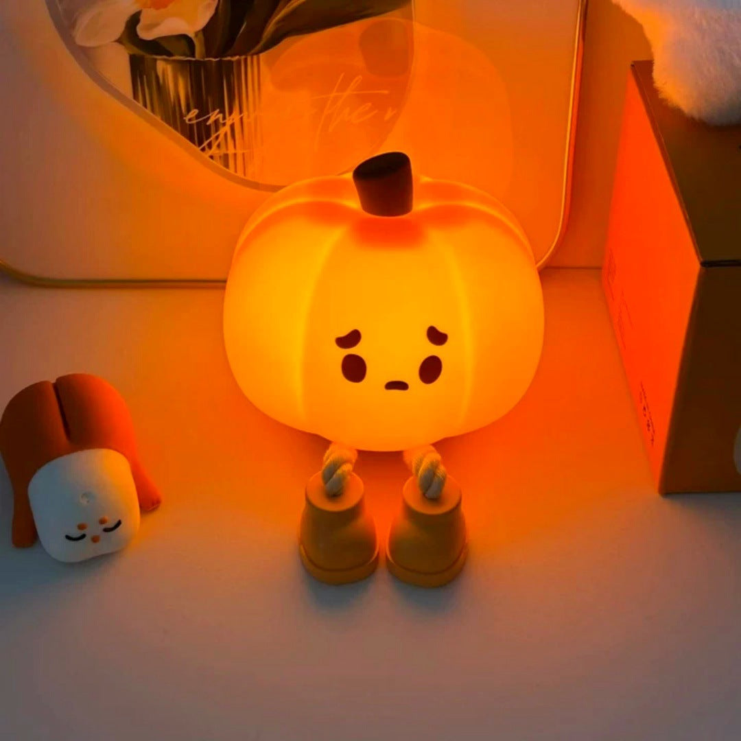 🔥2025 Hot Sale🔥Last Day 49% OFF - Mischievous Grinning Pumpkin Night Light