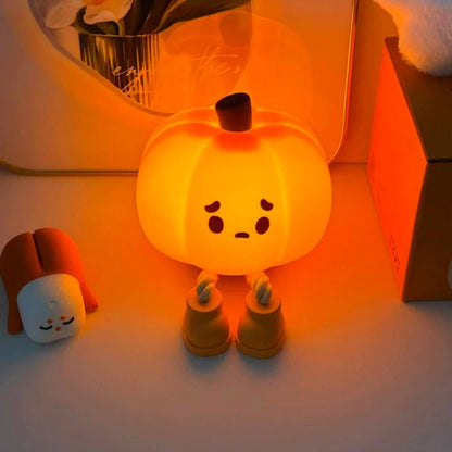 🔥2025 Hot Sale🔥Last Day 49% OFF - Mischievous Grinning Pumpkin Night Light