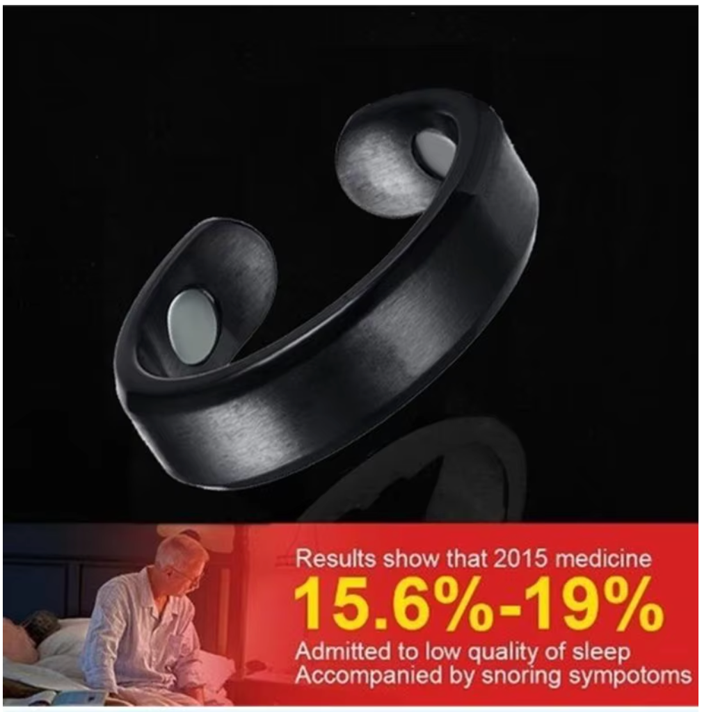Anti Snoring Device Ring Magnetic Therapy Acupressure Treatment Against Finger Ring Anti Snore Sleep