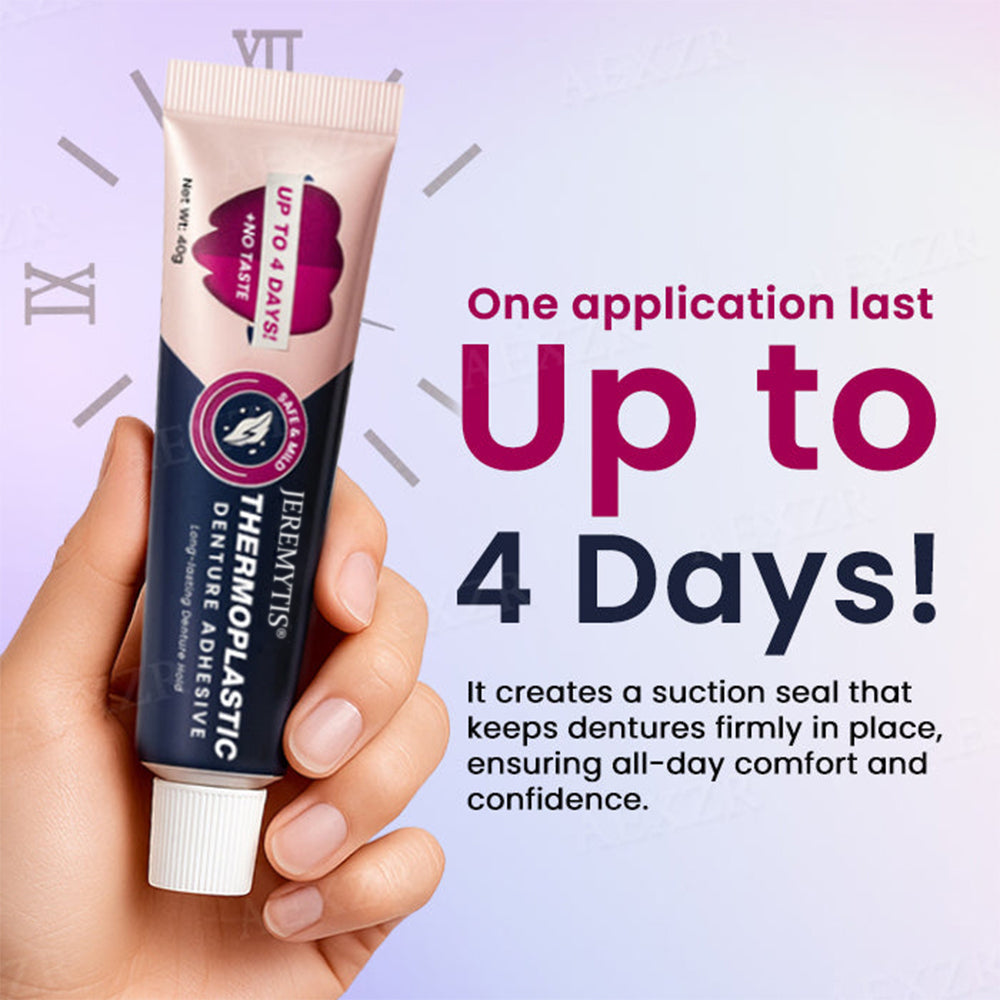 JEREMYTIS™ 2025 New Style Thermoplastic Denture Adhesive