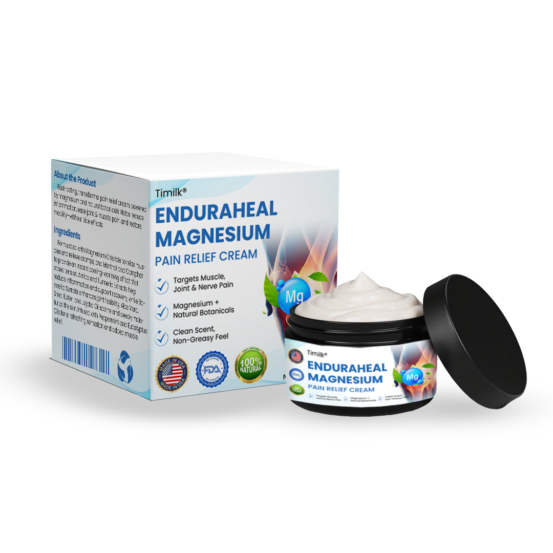【Official Flagship Store】 EnduraHeal Magnesium Pain Relief Cream (Treats Arthritis, Neuropathy, Rheumatism, Sports Injuries & More)