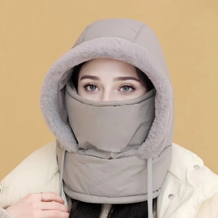 🔥Winter Flash Sale❄️-Buy 2 Get 1 Free! 🧣 Plush-Lined Thermal Hat with Face Mask