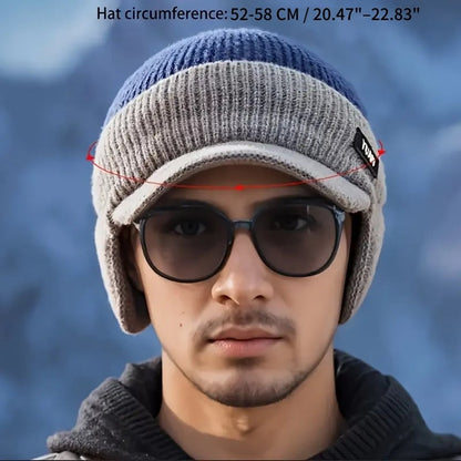 🔥LAST DAY 49% OFF🧢Men's Winter Knitted Earflap Hat