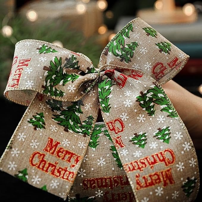 💒Christmas Wired Ribbon🎄