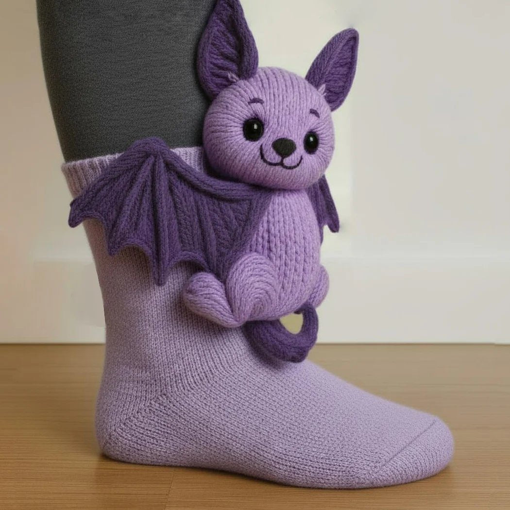 🎅🔥Christmas Winter Sale 49% OFF – Cozy 3D Knit Animal Socks, Cute & Comfy for You or a Lovely Gift 💝