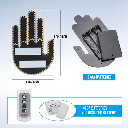 🔥LAST DAY - 49% OFF🔥Finger Car Light with Remote