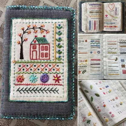 🔥LAST DAY SALE 49% OFF 🌈Beginner-Friendly💕 Embroidery Stitch Book