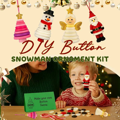 🔥LAST DAY 49% OFF - 🎅☃️ DIY Button Ornament Kits