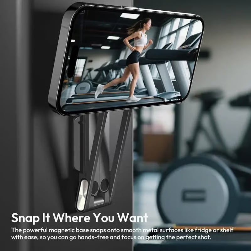 Magnetic Phone Tripod for iPhone, MA38 Portable Phone Holder Mini Tripod for Magsafe