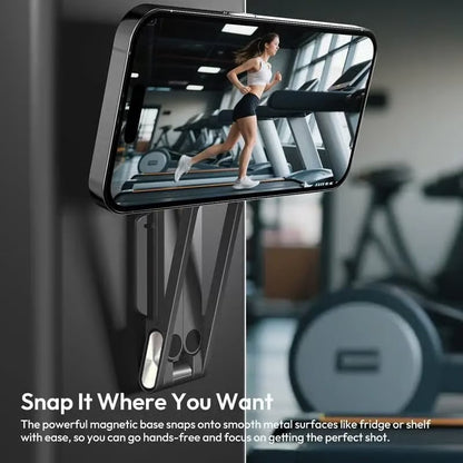 Magnetic Phone Tripod for iPhone, MA38 Portable Phone Holder Mini Tripod for Magsafe