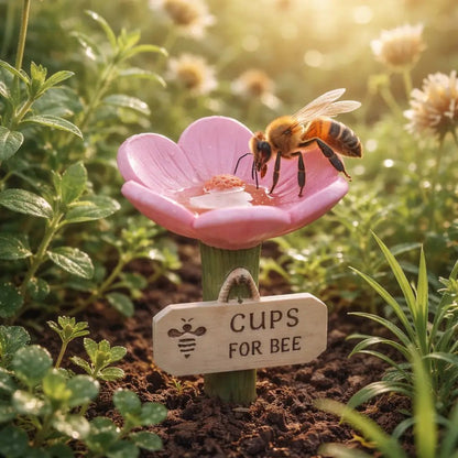 🐝LAST DAY 49% OFF - Flower-Shaped Bee Watering Station💧