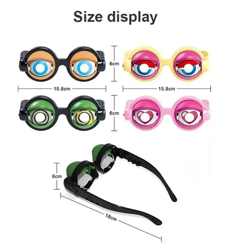 🤪"Crazy Winking" Prank Glasses - 😎No Batteries, Endless Fun 🤣🎁Perfect gift for all ages - create unforgettable moments and spread joy!😜