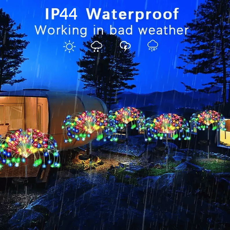 🎁Waterproof  Solar Garden Fireworks Lamp