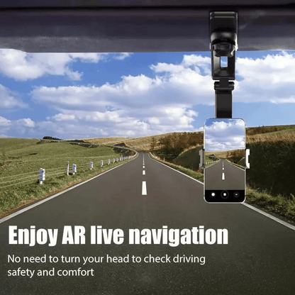 🚗✨Adjustable 1080° Sun Visor Phone Holder – exavon Universal Mount for Car & Anywhere
