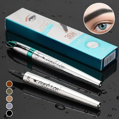 BUY 1 GET 1 FREE(🎉2 PCS)🎉High Quality 3D Waterproof Microblading Eyebrow Pen 4 Fork Tip Tattoo Pencil