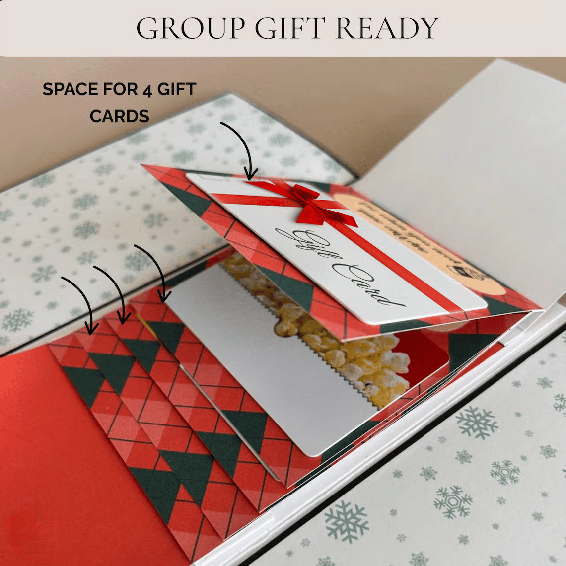 🏆Flash Sale⚡ 50K+ SOLD! Almost Gone-🎅Handmade Christmas gift card booklet